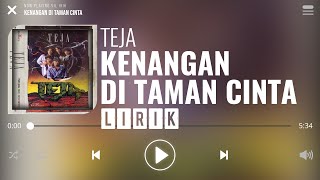 Teja - Kenangan Di Taman Cinta