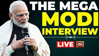 PM Modi Interview LIVE: Exclusive PM Modi Interview On India Today | India Today LIVE