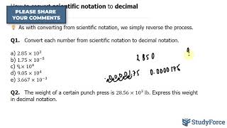 📚 How to convert scientific notation to decimal notation