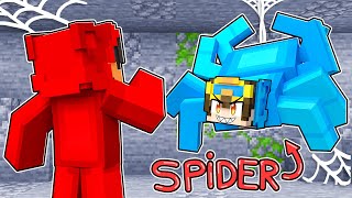 Adopted by a SPIDER FAMILY in Minecraft!