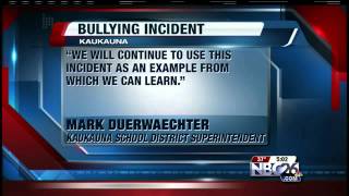 Kaukauna Bullying Incident Resolved