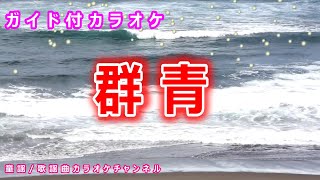 【カラオケ】群青　日本のフォークソング・映画「連合艦隊」主題歌　作詞・作曲：谷村新司【リリース：1981年】