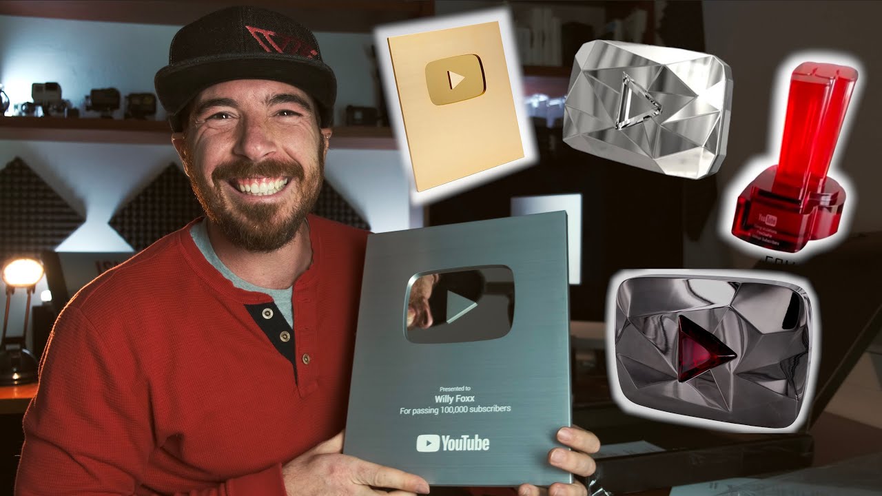 TODOS Los BOTONES De YOUTUBE!!! (PLACAS Y PREMIOS) - YouTube