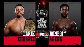 Tarik Khbabez v Donegi Abena | GLORY Light Heavyweight Grand Prix