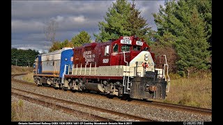 RAILREEL CP NS power,  OSR Woodstock Ontario Nov 6 2017