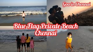 Capsule Vlog: Blue Flag Beach #chennai #ചെന്നൈ ബീച്ച് #நீலக் கொடி கடற்கரை #Goa in Chennai