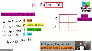 Multiplying Polynomials Different Variables Example 3