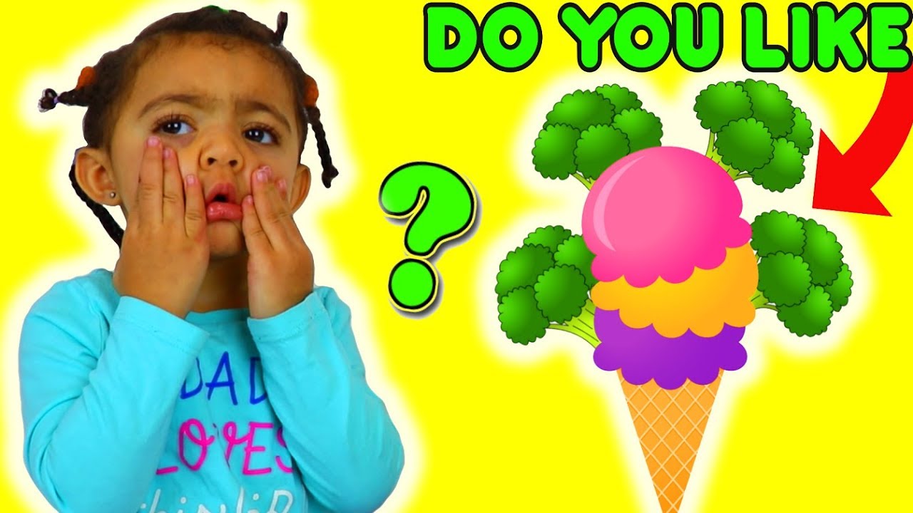 Do You Like Broccoli Ice Cream Song | Leah Play's Time Nursery Rhymes ...