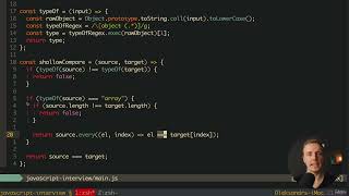 1 Implement Shallow Comparison