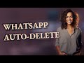 Do Archived WhatsApp Group Chats Auto-Delete Differently Than Private Chats?