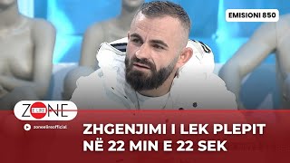 Zhgenjimi i Lek Plepit ne 22 min e 22 sek - Zone e Lire