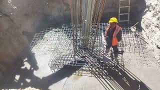 Transmission Line Work Pit C Frustum casting Leh/Ladakh