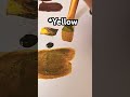 how to make a proper dark yellow paint color 🎨🖌 art artandcraft drawing paint painting