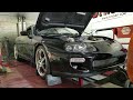 big twin turbo supra baseline dyno 27psi 705whp 625ftlb