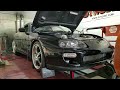 big twin turbo supra baseline dyno 27psi 705whp 625ftlb