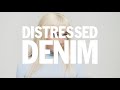 distressed denim look | #messwithlancome ft. emma chamberlain & lisa eldridge