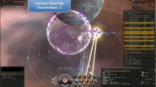 30 Supers vs 300 Battleships - EVE Online