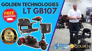 Golden Technologies Buzzaround LT 3 Wheel Mobility Scooter GB107D [2024]