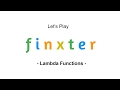 Let's Play Finxter - The Lambda Function in Python