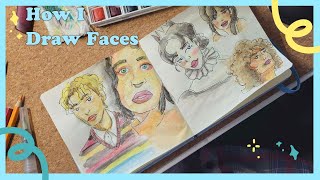 Unbelievable Secrets to Drawing Faces! | Sketch with me!