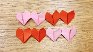 heart to heart! Origami Double Hearts Express Your Heart