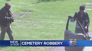 Search On For Cemetery Thieves