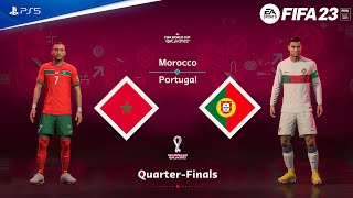 FIFA 23 - Morocco Vs Portugal | Quarter Finals | FIFA World Cup Qatar 2022 | PS5™ [4K60]