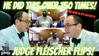 He Did This Over 150 Times : Watch As Judge Fleischer Obliterates Him!