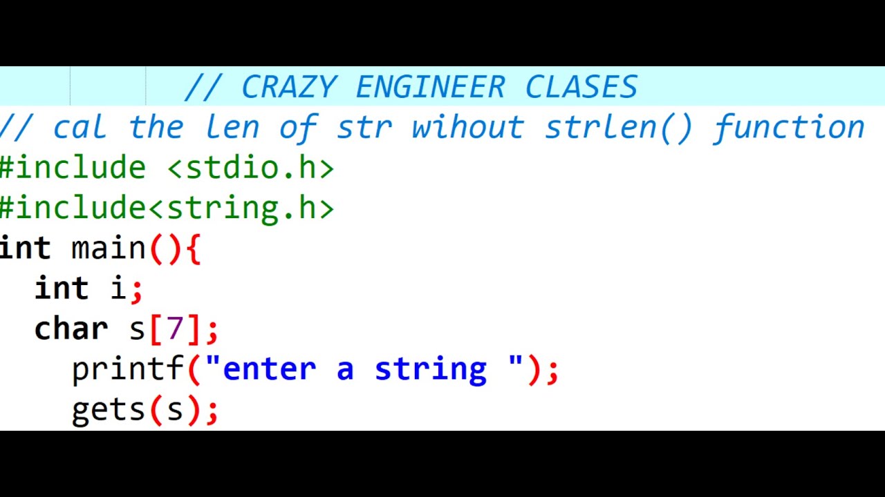 How To Find The Length Of A String With Out Using Strlen In C Images How To Find The Length Of A String With Out Using Strlen In C Images