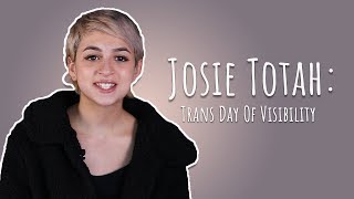 Actress Josie Totah On The Importance Of Trans Day Of Visibility