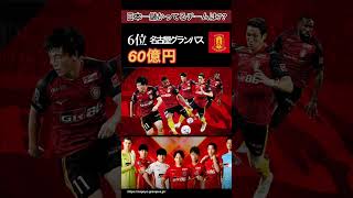 Jリーグの金持ちクラブはどこ？ランキングTOP10 #サッカー #jリーグ #浦和レッズ #ガンバ大阪 #応援歌