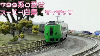 【鉄道模型 model train】Nゲージ　789系0番台 789series 0s スーパー白鳥　ライラック super hakucho lilac