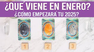 ¿Qué viene en enero? ¿Cómo empezarás el 2025? || Tarot interactivo 🔮✨