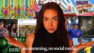 i watched only cable tv for a week & it was good?