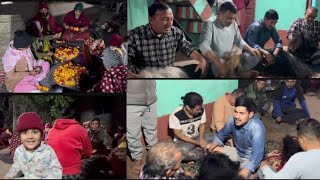 देवाली पुजाको अघिल्लो रात मुल घरमा धामि बस्दै \\ \\ मुडुला कार्की \\ \\ दुधौली न , पा १० कर्था सिन्धुली