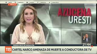 México: cartel narco amenaza de muerte a conductora de TV