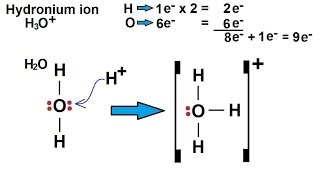 Chemistry - Chemical Bonding (22 of 35) Lewis Structures for Ions - Hydronium Ion - H3O(+)