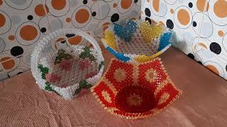 Handmade so beautiful beads fruit basket || Rowshan Ara Handicrafts