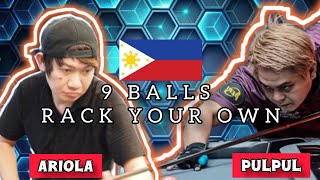 Angelo “ lupin ” Ariola Vs. Plong CDO 9 Balls Plastic rack