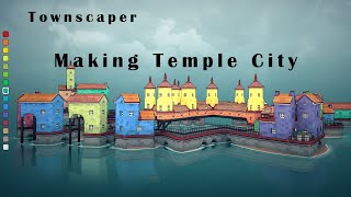 Townscaper Gameplay New bilding Simulator Game Making Temple City