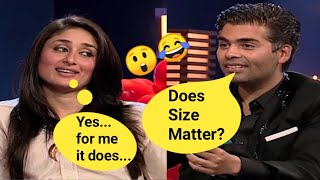 Does size matter kareena kapoor || karina kapoor replies on does size matter || #does_size_matter