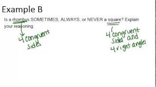 Parallelogram Classification: Examples (Geometry Concepts)