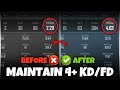 HOW TO MAINTAIN 4+ KD IN PUBG MOBILE/BGMI🔥TIPS & TRICKS BATTLEGROUNDS MOBILE INDIA.