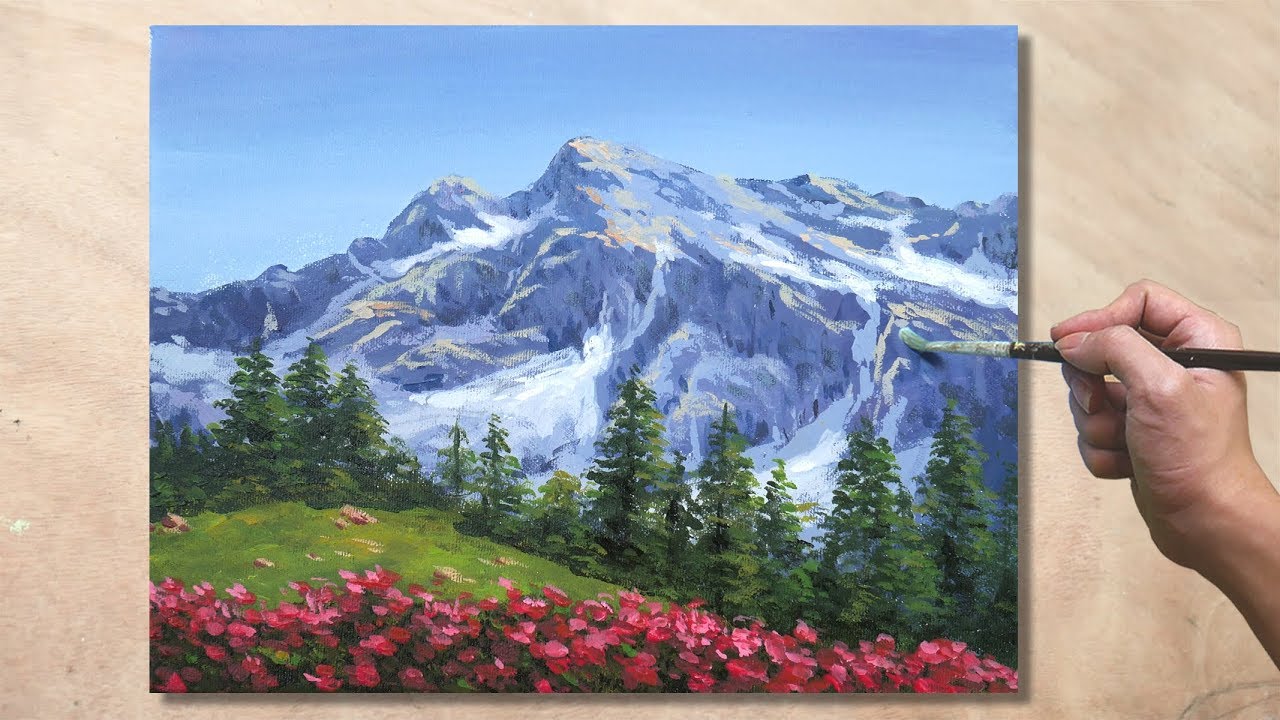 Painting Art Mountain