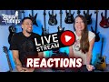 Sunday evening LIVE music Reactions with Songs and Thongs!