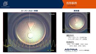 ハイスピードカメラ＋データロガー「スピーカーのパッシブラジエーター」