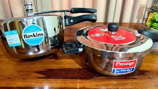 🛍Hawkins Vs Prestige  Big Sale🛍 Best Steel Cooker 2023 Hawkins Triply cooker Prestige steel cooker