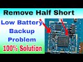 how to remove half shorting in mobile / low battery backup problem solution / samsung b310e