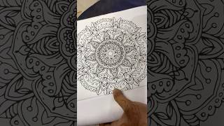 SUFFERING FROM OVERTHINKING?? Mandala colouring is the best solution!! #viralyoutubeshorts #mandala