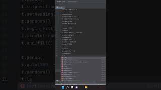 Draw a Smiley using Python turtle #shorts #python
